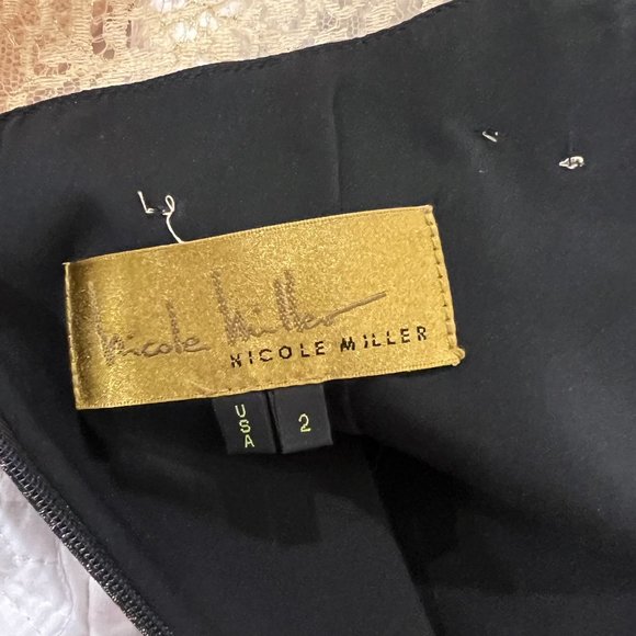 Nicole Miller Laced Cocktail Dress - Picture 3 of 3